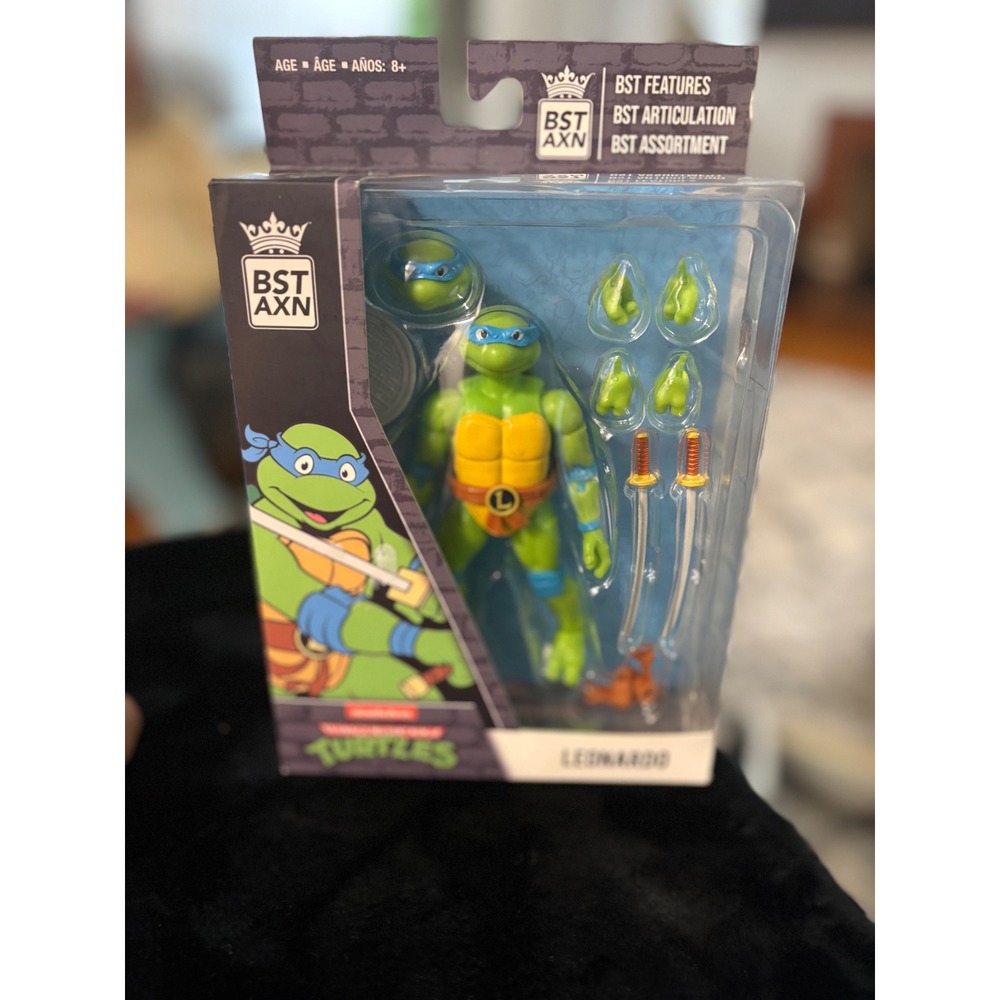 TMNT Leonardo BST AXN Action Figure The Loyal‎ Subjects Nickelodeon 5 Inch NEW